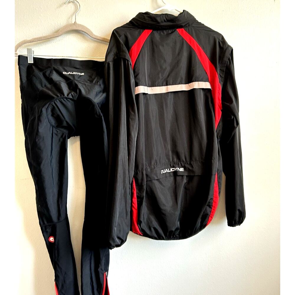 Men's Cycling outfit set Padded Pants Matching Jacket gorpcore Qualidyne large